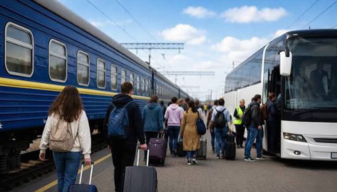 У майбутньому пасажири зможуть планувати маршрут поїздом і автобусом, придбавши квитки в одному сервісі. Фото з інстаграм poleznaya.nmsk